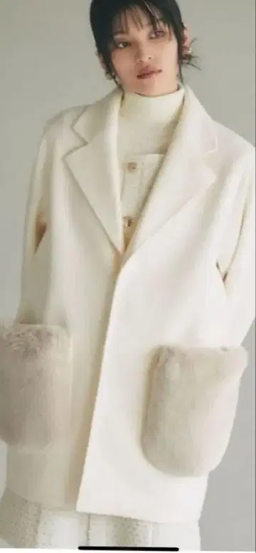 NOSTALGIA 울라이크 포켓 가운 코트 S