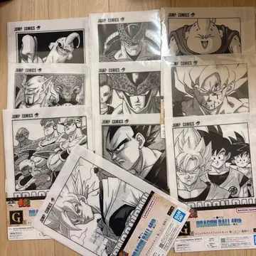 제일복권 G상 10종 세트 코믹스 클리어 파일 세트