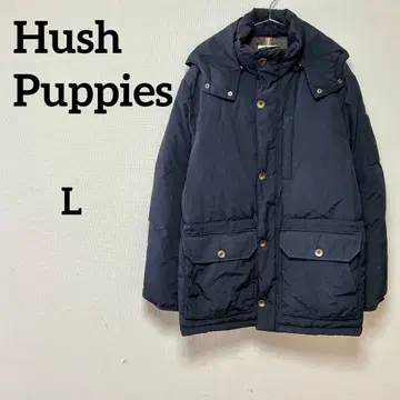Hush Puppies 허시파피 다운 자켓 후드 부착 네이비