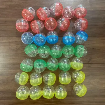 컬러풀 캡슐 직경 약 6cm 5색 세트