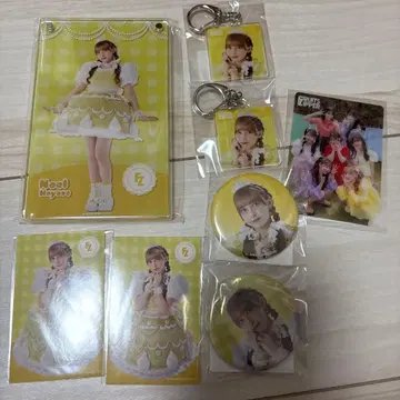 FRUITS ZIPPER 하야세 노엘 샤토 박스 캔뱃지 스티커