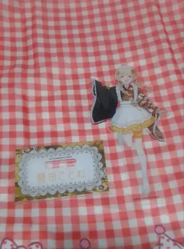 학마스 일본 의류 메이드 아크릴 스탠드 후지타 코토네 미식가 길