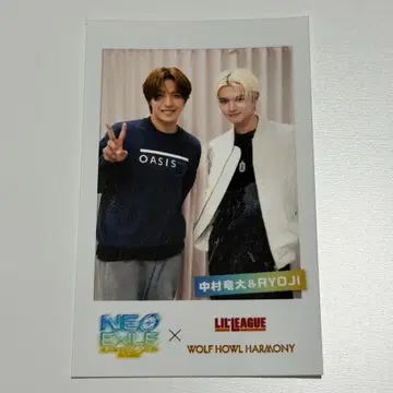 B상 폴라로이드풍 카드 나카무라 타츠히로 & RYOJI