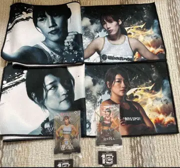 제일복권 RIZIN 이자와 세이카 RENA 아크릴 스탠드 응원 타월 세트