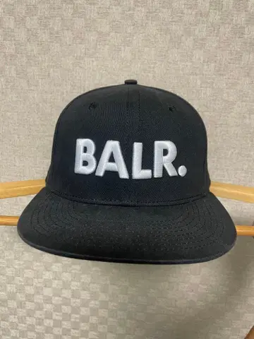BALR. 야구 모자 블랙 화이트