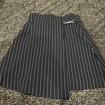 네이비 스트라이프 큐롯 팬츠