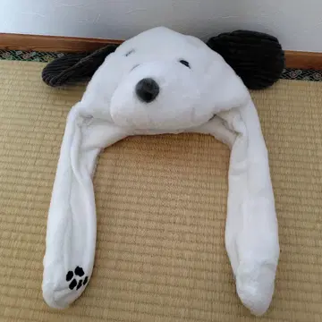 스누피 모자 귀가 움직여요!