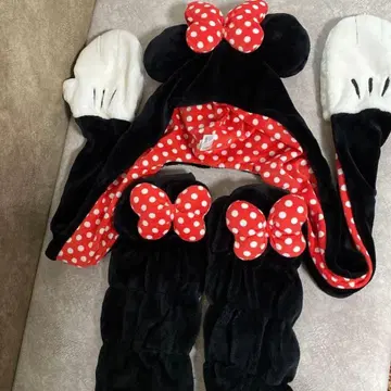 Disney 디즈니 미니 머플러 캡 레그 워머
