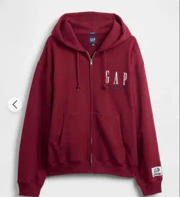 Gap 30주년 기념 후드 부착 후드티 레드