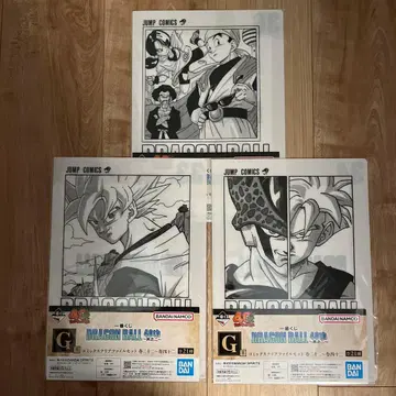 제일복권 드래곤볼 40th G상 코믹스 클리어 파일 세트 3매