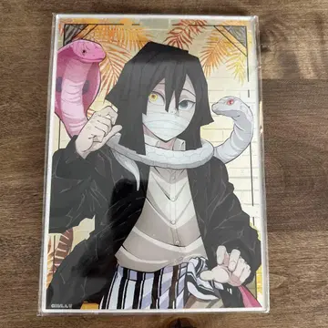 귀멸의 칼날 선샤인 시티 A상 메탈릭 아크릴 보드 이쿠로 오바나이