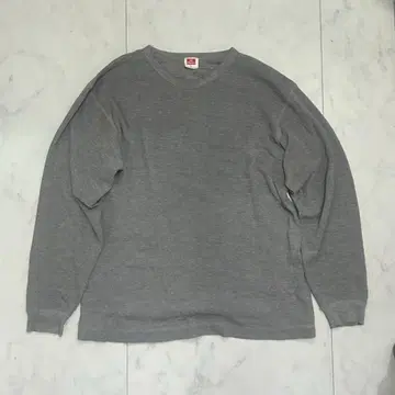 90s 00s 빈티지 Hanes 써멀 롱티 구택 짧은 기장