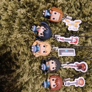 케이온! 피규어 스트랩 6개 세트