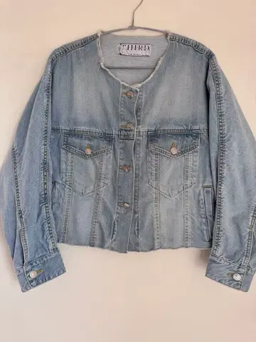 THIRD MAGAZINE 사드매거진 라이트 블루 데님 자켓