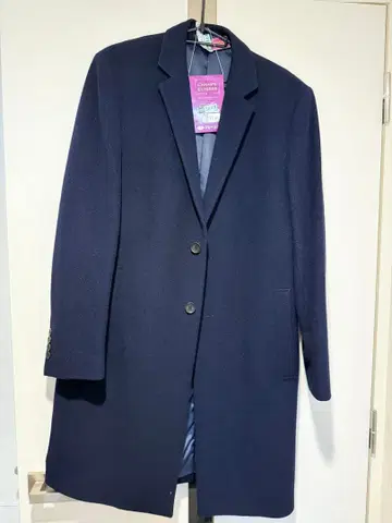 [ 새상품급 ] CK CALVIN KLEIN 네이비 체스터 코트