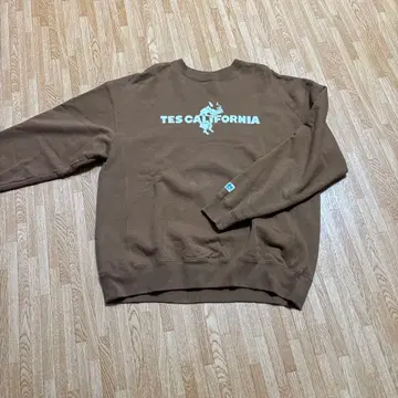 TESCALIFORNIA 브라운 맨투맨 X-LARGE