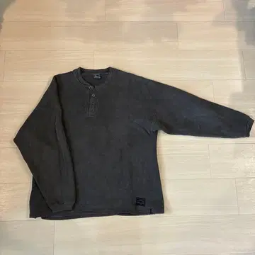 러셀 애슬레틱 후염 그레이 헨리넥 트레이닝복 XL