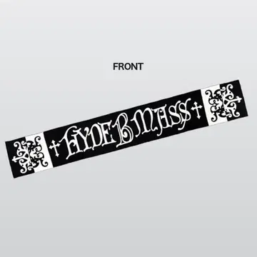 HYDE 쿠로미사 2025 머플러 하이드 쿠로미사 후라노 MUFFLER