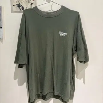 YOUNGER SONG 올리브 그린 T셔츠 L 사이즈