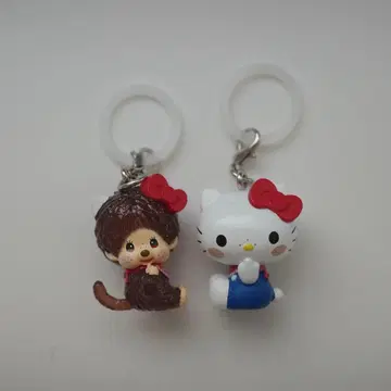 몬치치 헬로키티 메지루시 액세서리 2개 세트