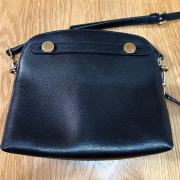 FURLA 파이퍼 블랙 가죽 숄더백