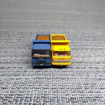 철도 모형 대형 덤프트럭 2대 세트 트랙 컬렉션 토미텍