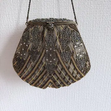 럭셔리 LUMY 루미하시모토 비즈 자수 비즈백 파티백