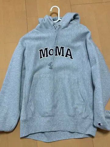 Champion MoMA 후드티 S 사이즈 그레이