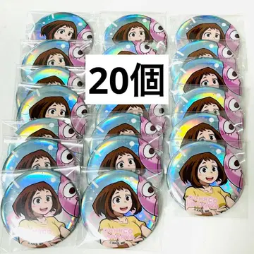 나의 히어로 아카데미아 TOHO 애니멀 비치볼 캔뱃지 우라라카 오챠코