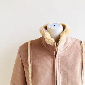 [ 새상품급/레어 ] 소니아 리키엘 페이크 무스탕 코트 [ F323