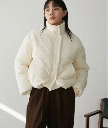 Aunt Marie's 3WAY 충전솜 크롭 블루종