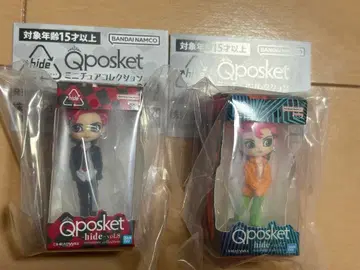 Qposket hide 미니어처 컬렉션 C 피규어 2체 세트