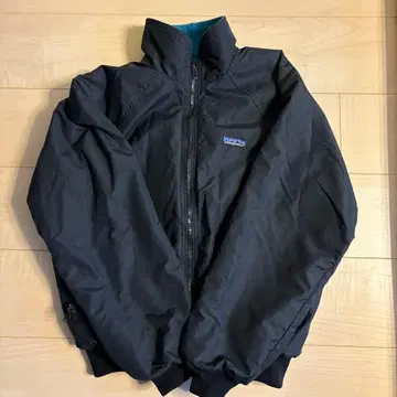 80s USA제 파타고니아 쉘드 신틸라 나일론 자켓 블랙