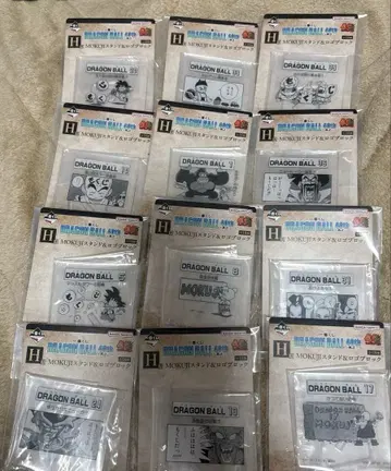 제일복권 드래곤볼 40th H상 MOKUJI 스탠드 12종 세트