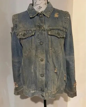 COSMIC WONDER JEANS 크러쉬 가공 데님 자켓