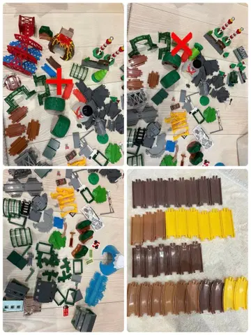 캡슐 프라레일 레일 풍경 부품 세트