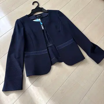 ESPRITMUR 새상품 노카라 자켓 네이비 9호 졸업식 포멀