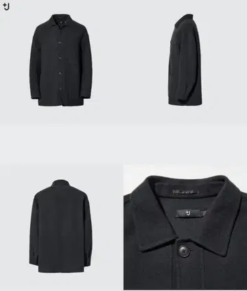 +J 울 블렌드 오버 사이즈 셔츠 자켓