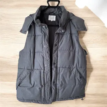 THE SHOP TK 후드 부착 그레이 퀼팅 베스트 XL