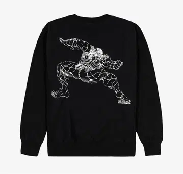 바키 블랙 맨투맨 트레이닝복