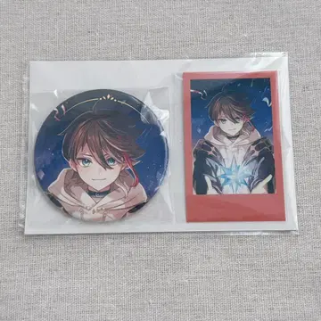 니지산지 사에구사 아키나 생일 굿즈 2025 캔뱃지&폴라로이드풍 카드