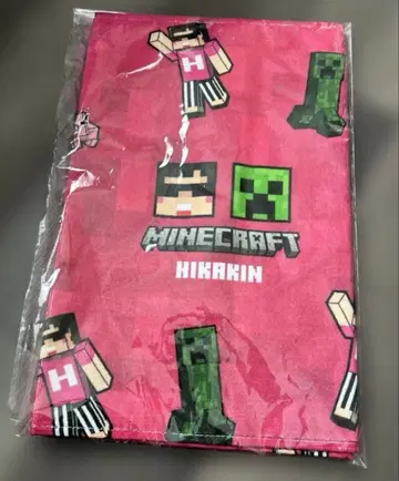 [ 새상품 ] 히카킨 마인크래프트 페이스 타월
