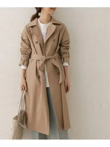 URBAN RESEARCH DOORS 베이지 트렌치코트