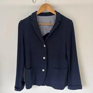 네이비 테일러드 자켓