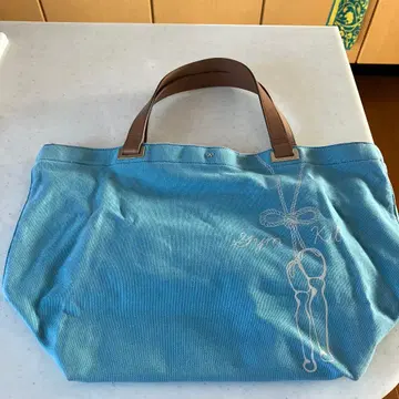 아냐 핸드마치 스카이블루 헬스장 키트 토트백