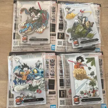 드래곤볼 제일복권 F상 아크릴 스탠드 4세트