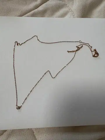 츠츠미 로즈 골드 다이아몬드 목걸이