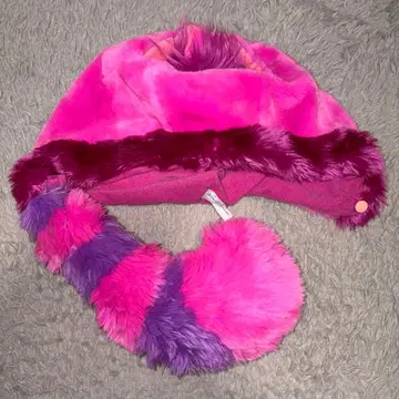 체셔 고양이 퍼 모자 58cm