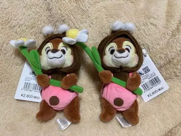 반값 이하 디즈니 스토어 칩 봉제 인형 키체인 2개 세트