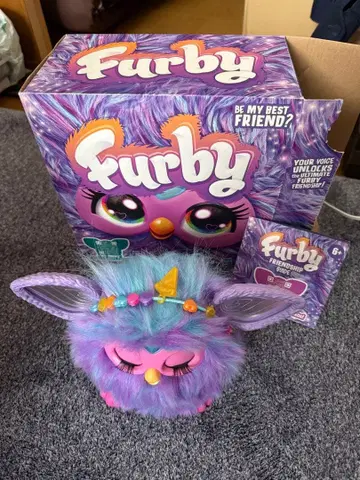 새상품급 Furby 컬러풀 봉제 인형